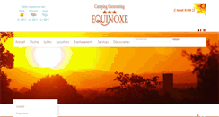 Desktop Screenshot of camping-equinoxe.com